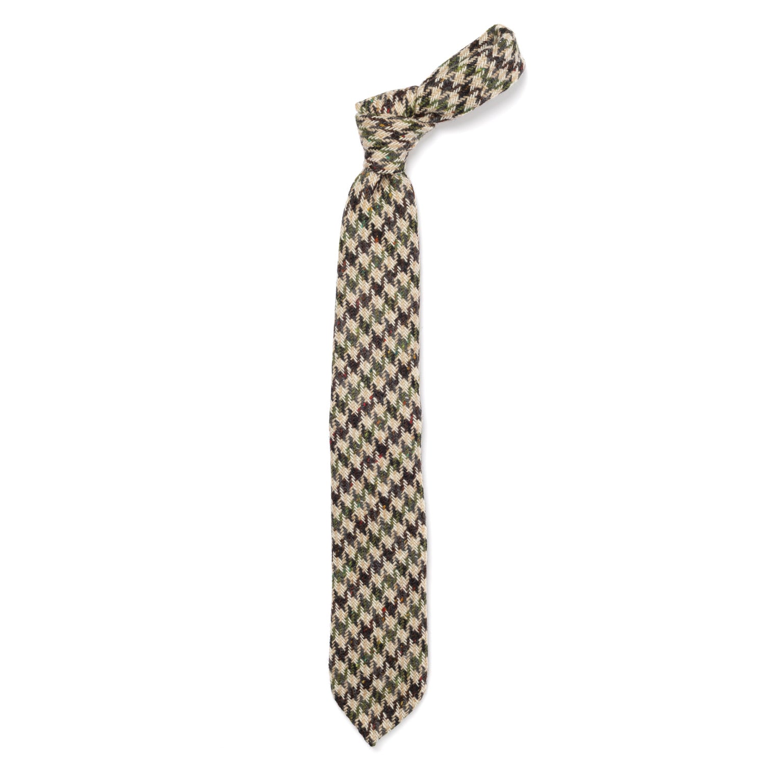 Exclusively for Michael Jondral: Tie "Donegal Tweed" made from pure Wool - hand-rolled